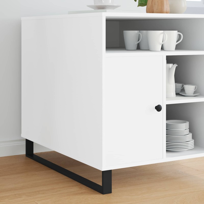 vidaXL Πόδια Επίπλων 12 τμχ. Μαύρο 796 x 40,5 x 100 χιλ Σίδερο