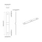 vidaXL Πλάκα Χτυπήματος 2 τμχ. Ασημί 50 x 10 x 1,2 mm Σίδερο