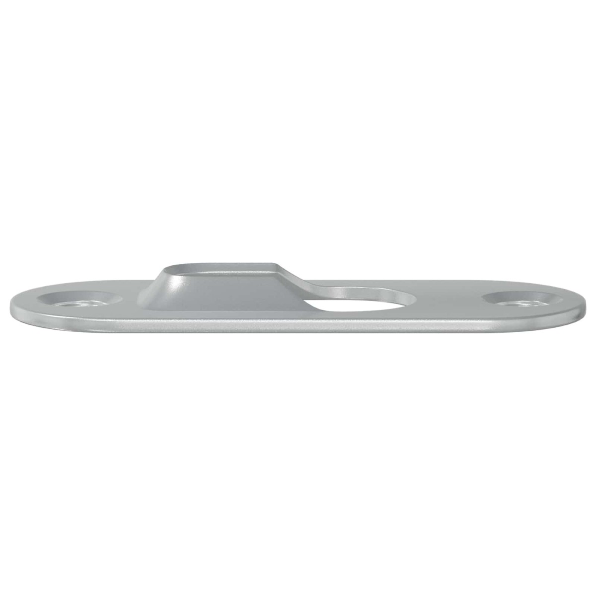 vidaXL ΚΡΕΜΑΣΤΡΑ ΜΕ ΚΛΕΙΔΩΜΑ 12 τμχ. Ασημί 45 x 16 x 3.5 mm Σίδερο
