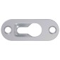 vidaXL ΚΡΕΜΑΣΤΡΑ ΜΕ ΚΛΕΙΔΩΜΑ 12 τμχ. Ασημί 45 x 16 x 3.5 mm Σίδερο