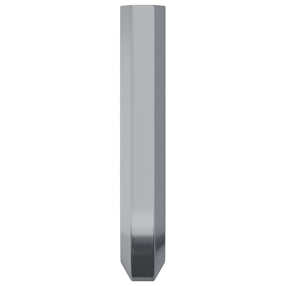 vidaXL Εξαγωνικό Κλειδί 2 τμχ. Ασημί 22 x 66 χιλ. Ατσάλι