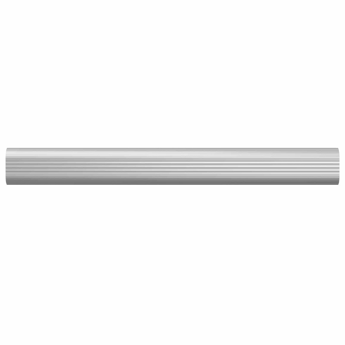 vidaXL Ράβδος Ντουλάπας 2 τμχ. Ασημί 264 x 15 x 29 mm