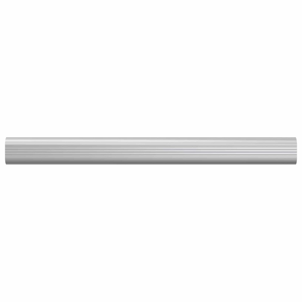 vidaXL Ράβδος Ντουλάπας 12 τμχ. Ασημί 316 x 15 x 29 mm