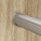 vidaXL Ράβδος Ντουλάπας 12 τμχ. Ασημί 464 x 15 x 29 mm