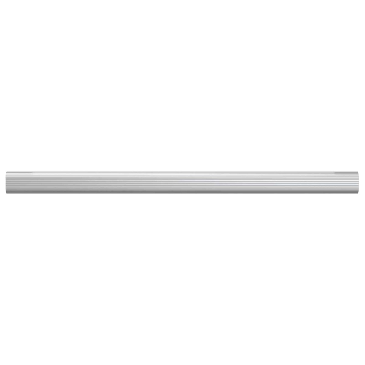 vidaXL Ράβδος Ντουλάπας 2 τμχ. Ασημί 472 x 15 x 29 mm