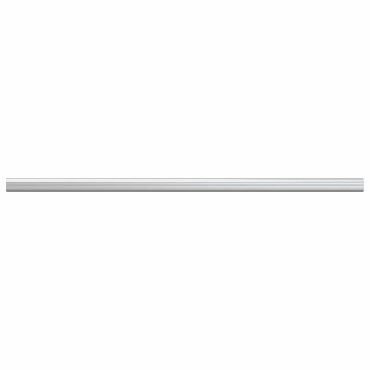 vidaXL Ράβδος Ντουλάπας 12 τμχ. Ασημί 764 x 15 x 29 mm