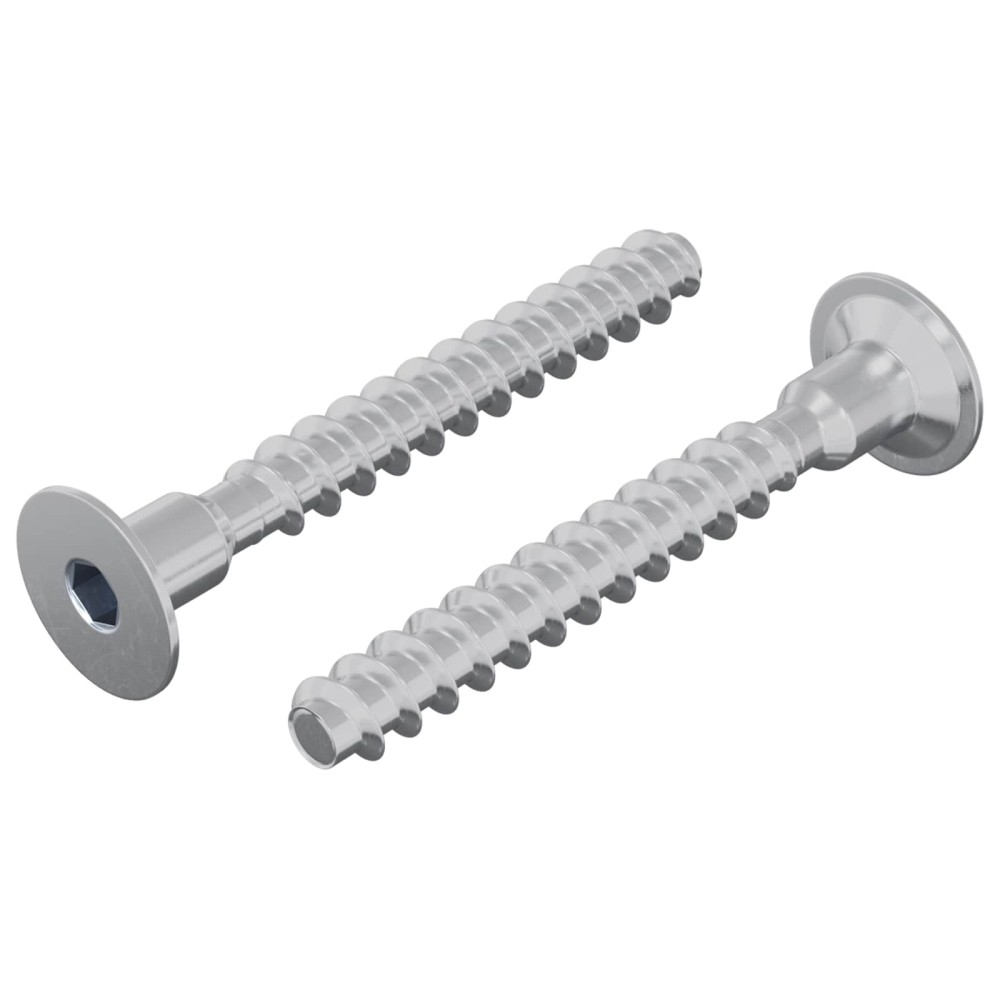 vidaXL Βίδα 2 τμχ. Επικαλυμμένο με ψευδάργυρο 5 x 40 mm Σίδερο