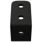 vidaXL Άγκιστρα 12 τμχ. Μαύρο M5 x 110 mm Σίδερο