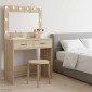 vidaXL Τραπέζι περιποίησης Δρύς Sonoma 78,5 x 41 x 135 εκ