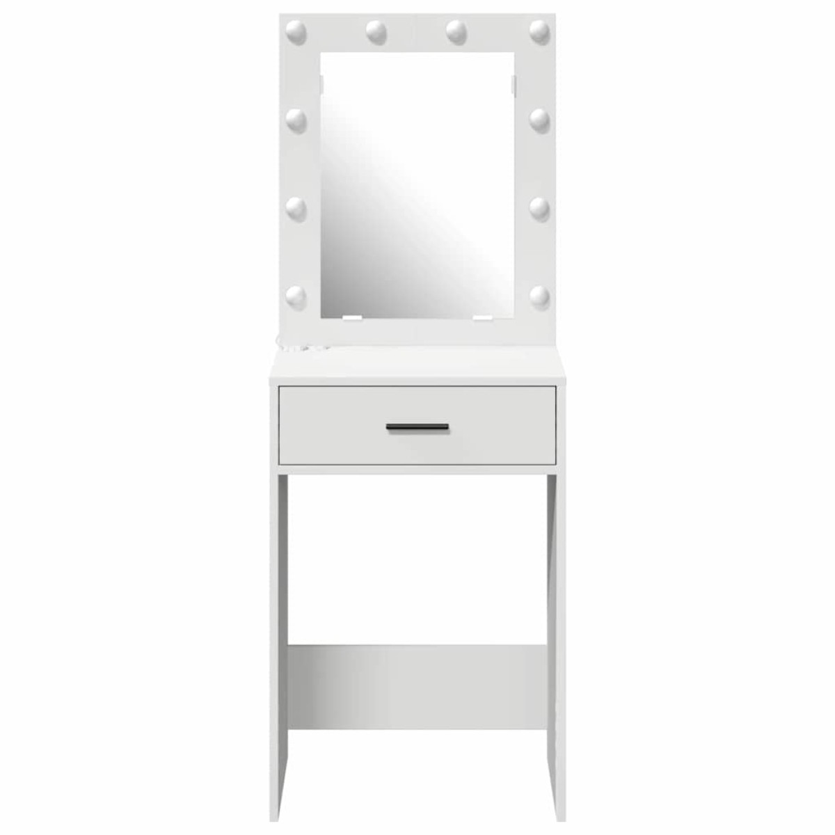 vidaXL Τραπέζι περιποίησης Λευκό 50 x 41 x 135 εκ Επεξεργασμένο Ξύλο