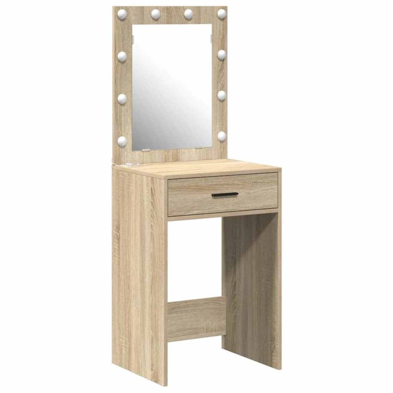vidaXL Τραπέζι περιποίησης Δρύς Sonoma 50 x 41 x 135 εκ