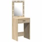 vidaXL Τραπέζι περιποίησης Δρύς Sonoma 50 x 41 x 135 εκ