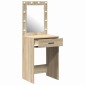 vidaXL Τραπέζι περιποίησης Δρύς Sonoma 50 x 41 x 135 εκ