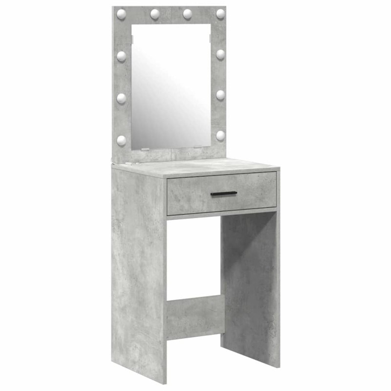 vidaXL Τραπέζι περιποίησης Σκυρόδεμα Γκρι 50 x 41 x 135 εκ