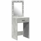 vidaXL Τραπέζι περιποίησης Σκυρόδεμα Γκρι 50 x 41 x 135 εκ