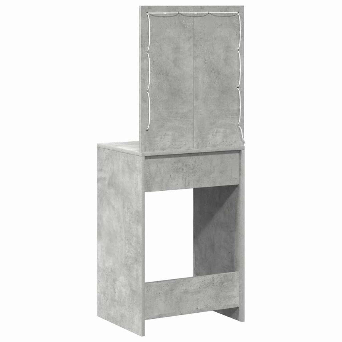 vidaXL Τραπέζι περιποίησης Σκυρόδεμα Γκρι 50 x 41 x 135 εκ
