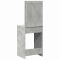 vidaXL Τραπέζι περιποίησης Σκυρόδεμα Γκρι 50 x 41 x 135 εκ