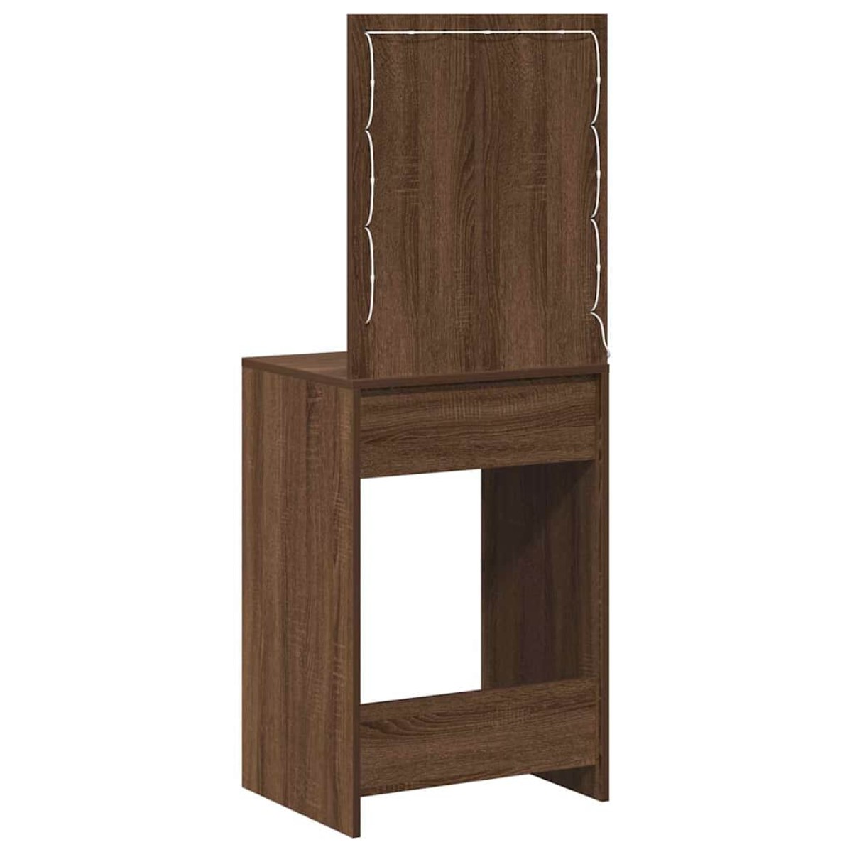 vidaXL Τραπέζι περιποίησης Καφέ δρυς 50 x 41 x 135 εκ