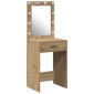 vidaXL Τραπέζι περιποίησης Artisan Oak 50 x 41 x 135 εκ