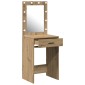 vidaXL Τραπέζι περιποίησης Artisan Oak 50 x 41 x 135 εκ