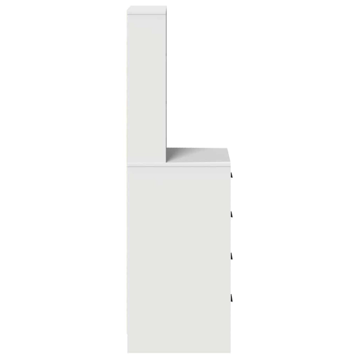 vidaXL Highboard Λευκό 40 x 41 x 135 εκ. Επεξεργασμένο Ξύλο