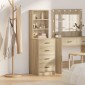 vidaXL Highboard Sonoma Δρυς 40 x 41 x 135 εκ. Επεξεργασμένο Ξύλο