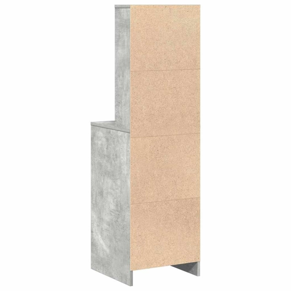 vidaXL Highboard Γκρι σκυροδέματος 40 x 41 x 135 εκ.