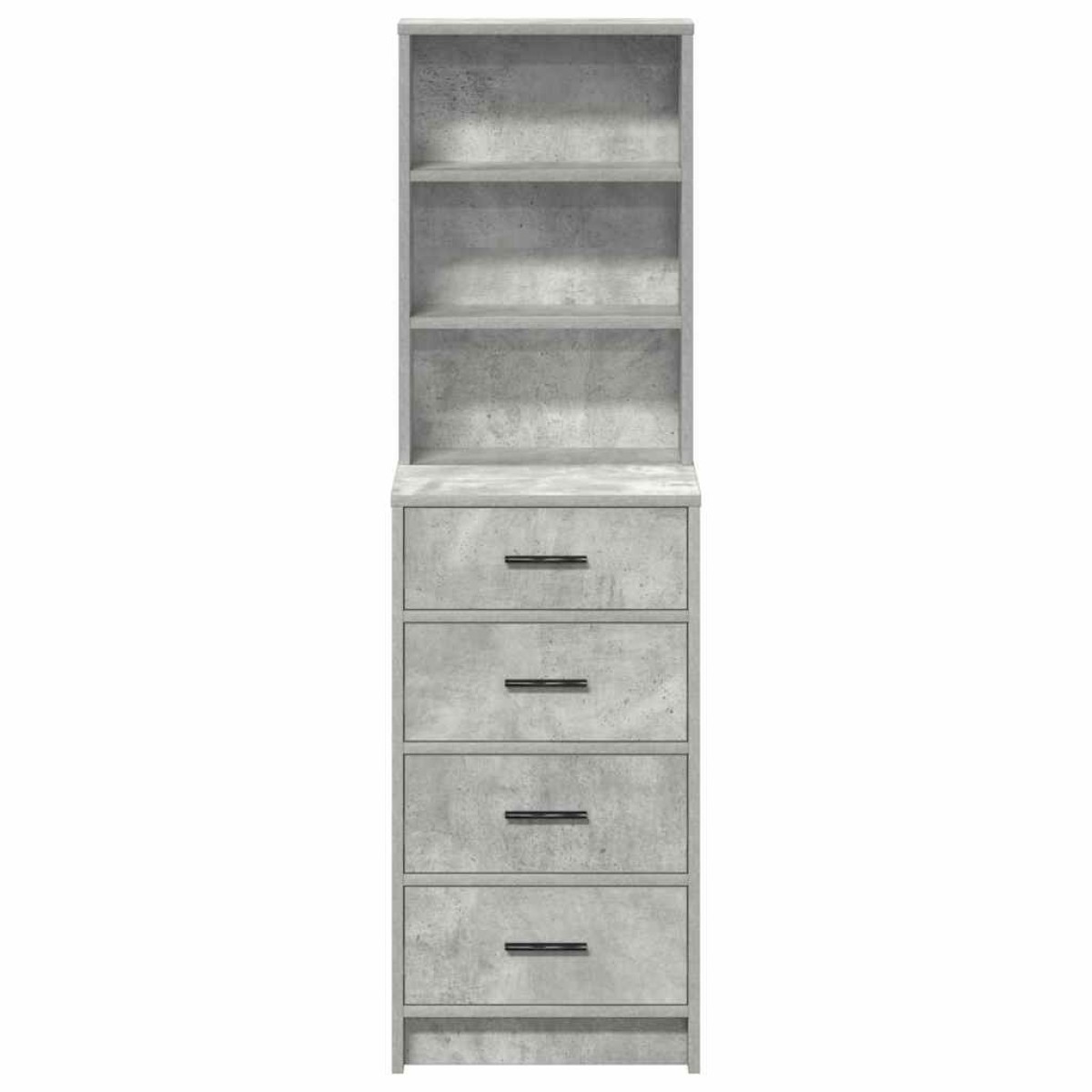 vidaXL Highboard Γκρι σκυροδέματος 40 x 41 x 135 εκ.