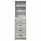 vidaXL Highboard Γκρι σκυροδέματος 40 x 41 x 135 εκ.