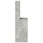 vidaXL Highboard Γκρι σκυροδέματος 40 x 41 x 135 εκ.