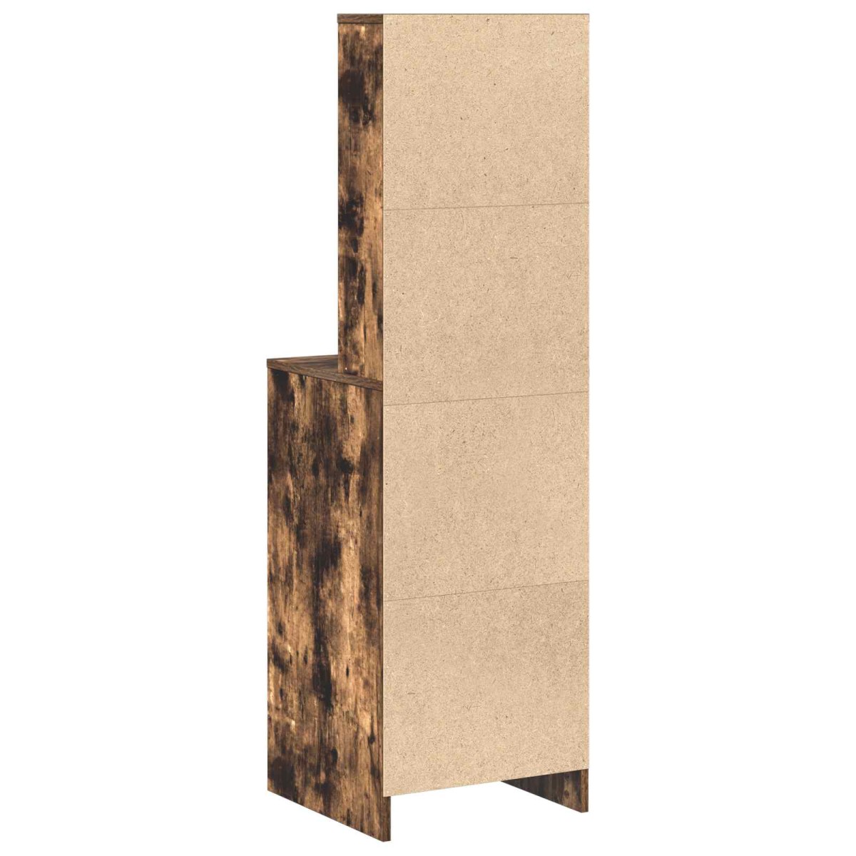 vidaXL Highboard Καπνιστή δρυς 40 x 41 x 135 εκ. Επεξεργασμένο Ξύλο