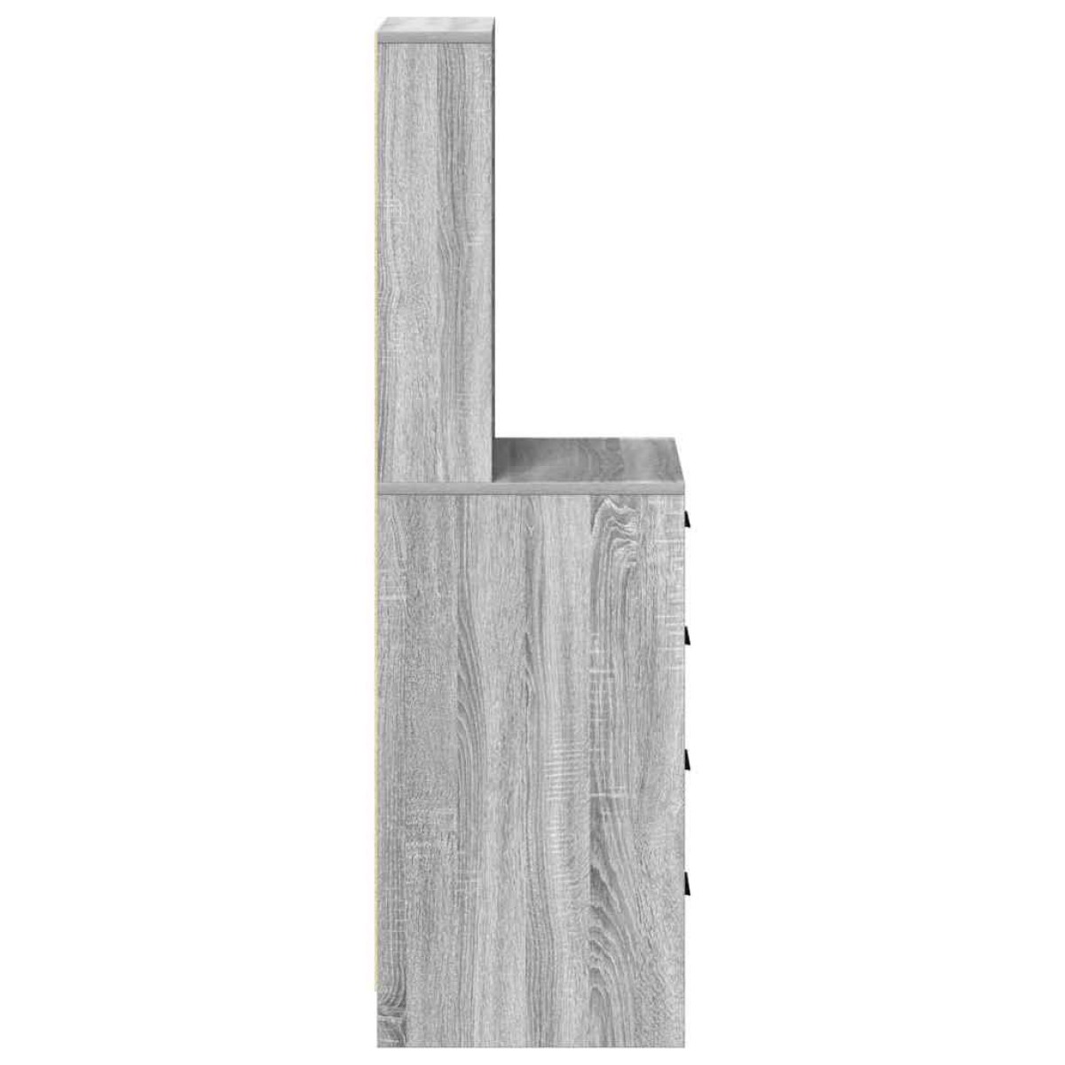 vidaXL Highboard Γκρι sonoma 40 x 41 x 135 εκ. Επεξεργασμένο Ξύλο