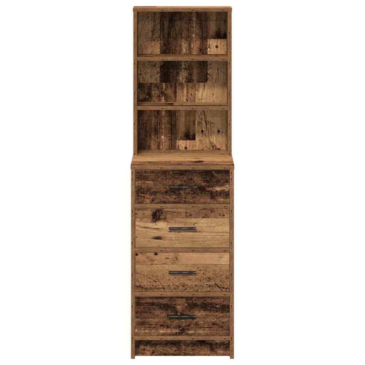 vidaXL Highboard Παλαιό ξύλο 40 x 41 x 135 εκ. Επεξεργασμένο Ξύλο