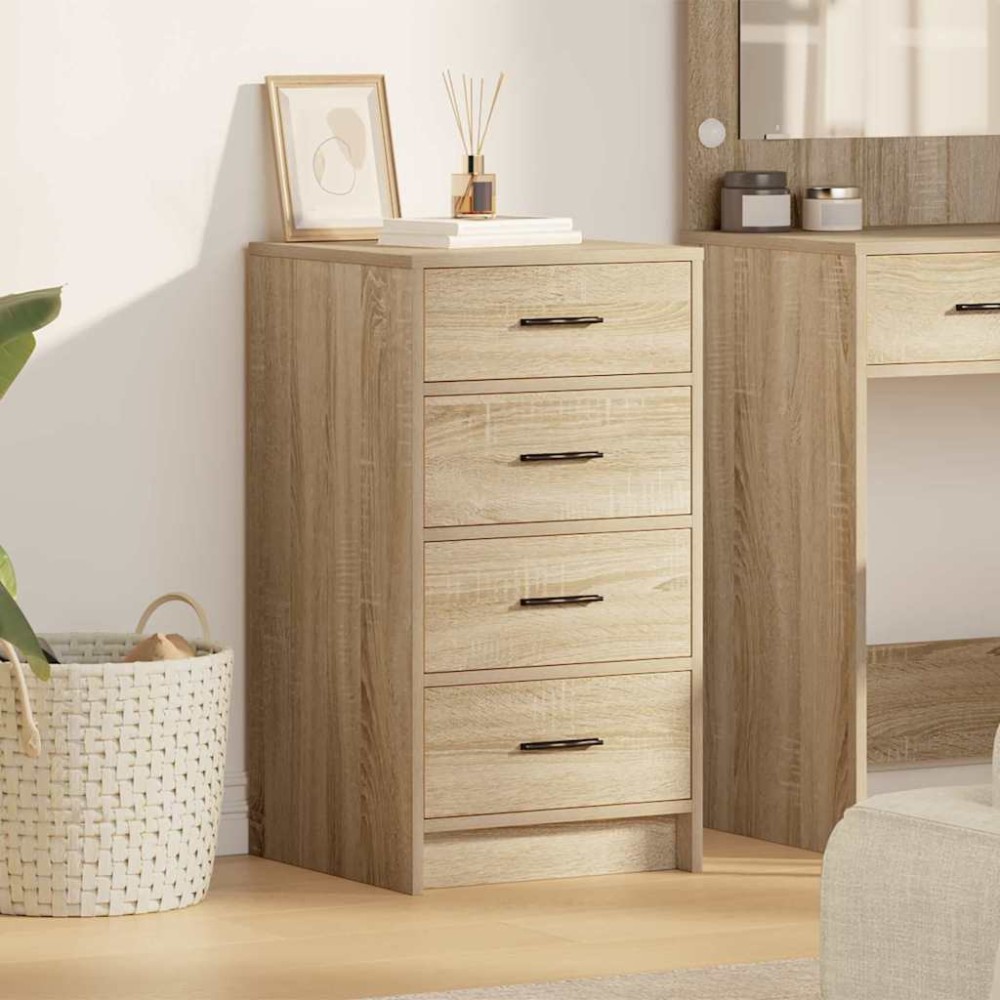 vidaXL Πλαϊνό γραφείο Sonoma Δρυς 40 x 41 x 75 εκ Επεξεργασμένο Ξύλο