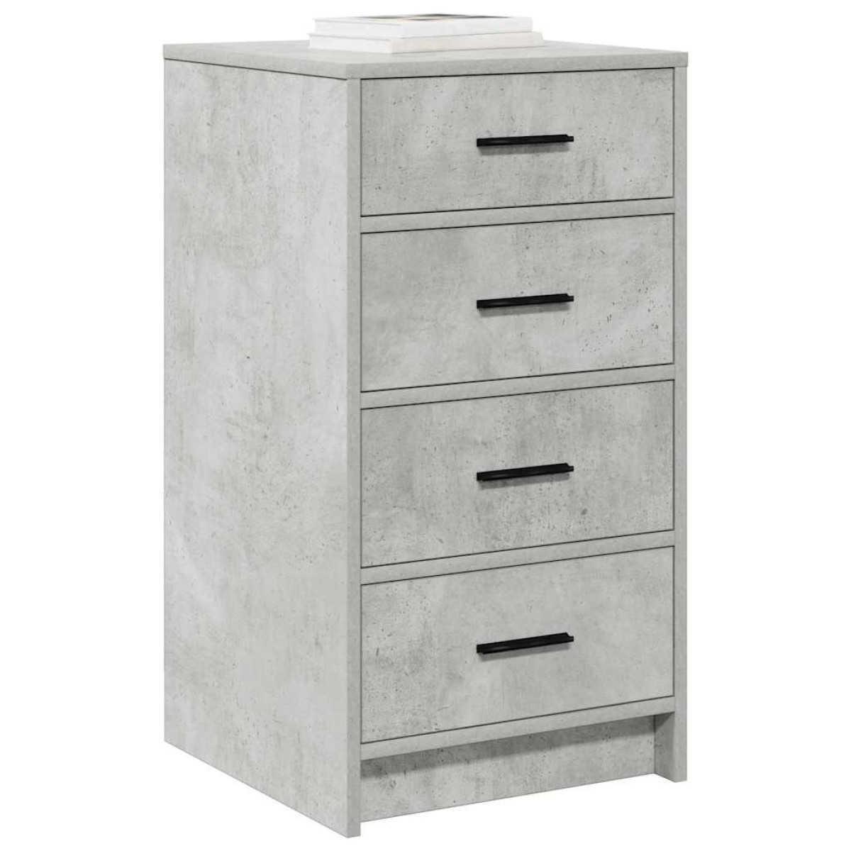 vidaXL Πλαϊνό γραφείο Γκρι σκυροδέματος 40 x 41 x 75 εκ