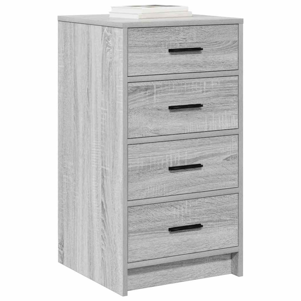 vidaXL Πλαϊνό γραφείο Γκρι sonoma 40 x 41 x 75 εκ Επεξεργασμένο Ξύλο