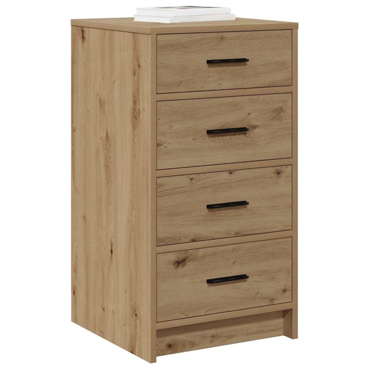 vidaXL Πλαϊνό γραφείο artisan δρυς 40 x 41 x 75 εκ Επεξεργασμένο Ξύλο