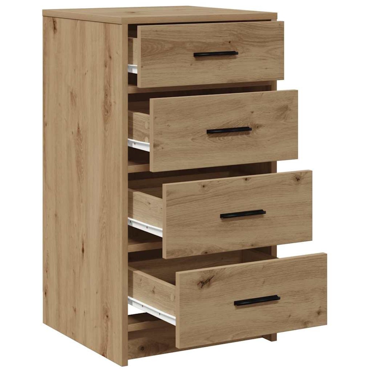 vidaXL Πλαϊνό γραφείο artisan δρυς 40 x 41 x 75 εκ Επεξεργασμένο Ξύλο