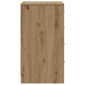 vidaXL Πλαϊνό γραφείο artisan δρυς 40 x 41 x 75 εκ Επεξεργασμένο Ξύλο