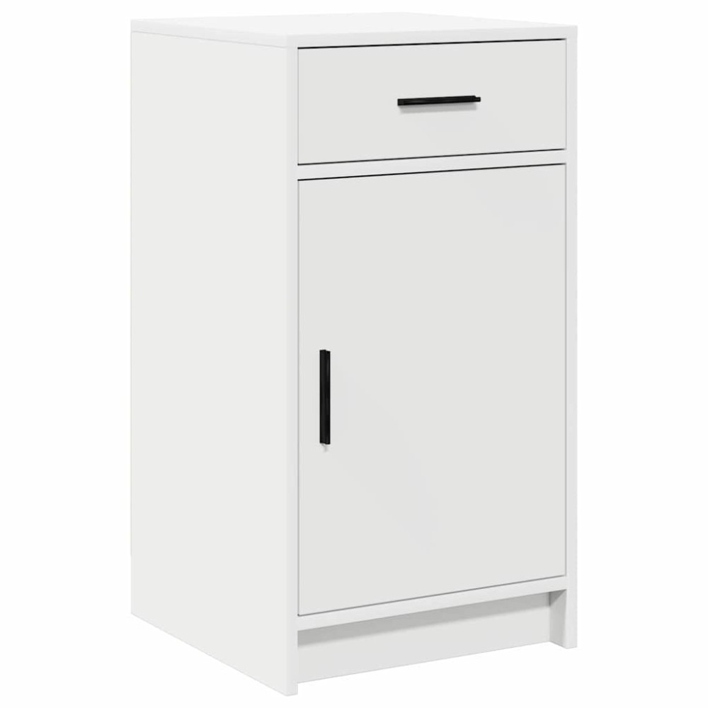 vidaXL Πλαϊνό γραφείο Λευκό 40 x 40.5 x 75 εκ Επεξεργασμένο Ξύλο