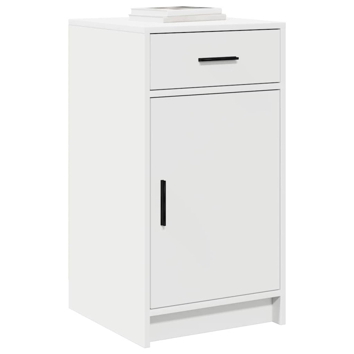 vidaXL Πλαϊνό γραφείο Λευκό 40 x 40.5 x 75 εκ Επεξεργασμένο Ξύλο
