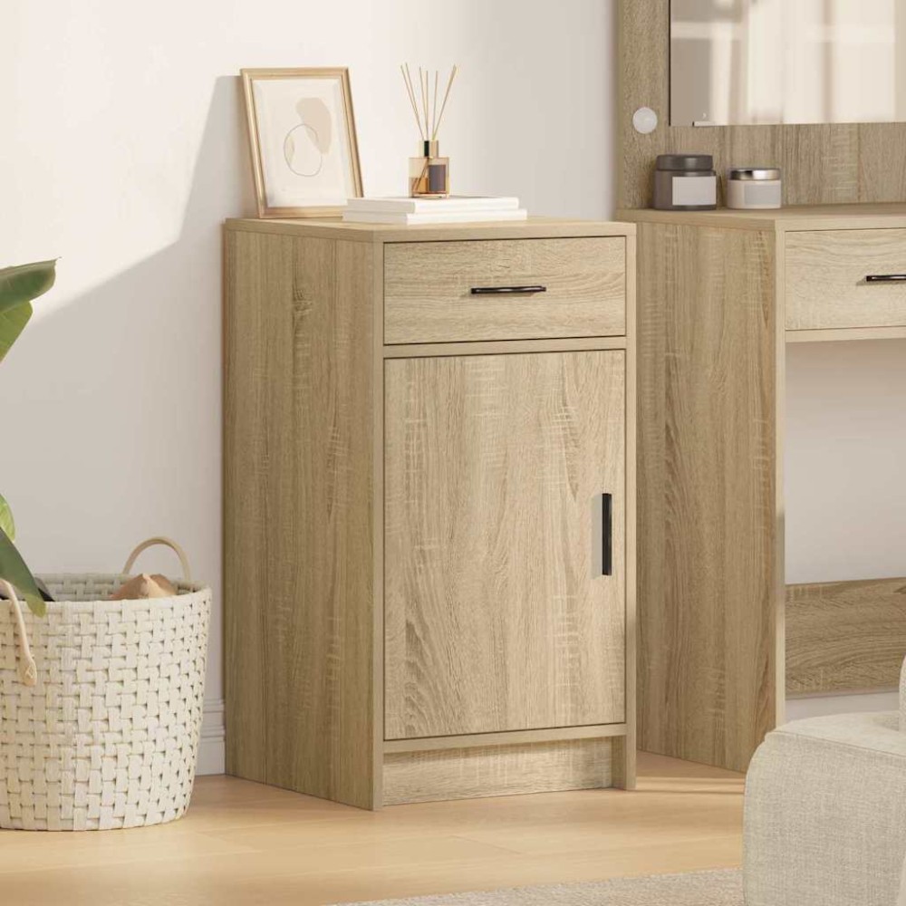 vidaXL Πλαϊνό γραφείο Δρύς Sonoma 40 x 40.5 x 75 εκ Επεξεργασμένο Ξύλο