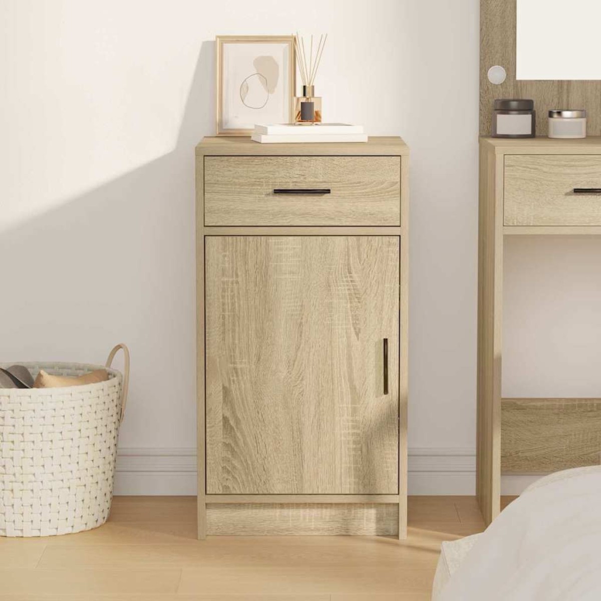 vidaXL Πλαϊνό γραφείο Δρύς Sonoma 40 x 40.5 x 75 εκ Επεξεργασμένο Ξύλο