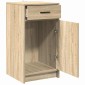 vidaXL Πλαϊνό γραφείο Δρύς Sonoma 40 x 40.5 x 75 εκ Επεξεργασμένο Ξύλο