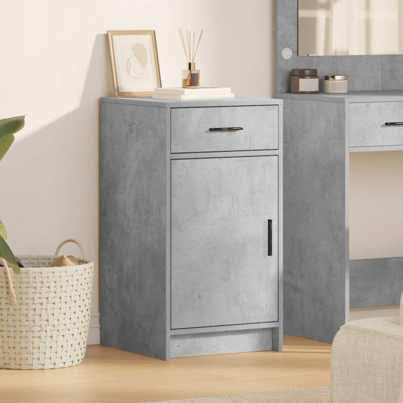 vidaXL Πλαϊνό γραφείο Σκυρόδεμα Γκρι 40 x 40.5 x 75 εκ
