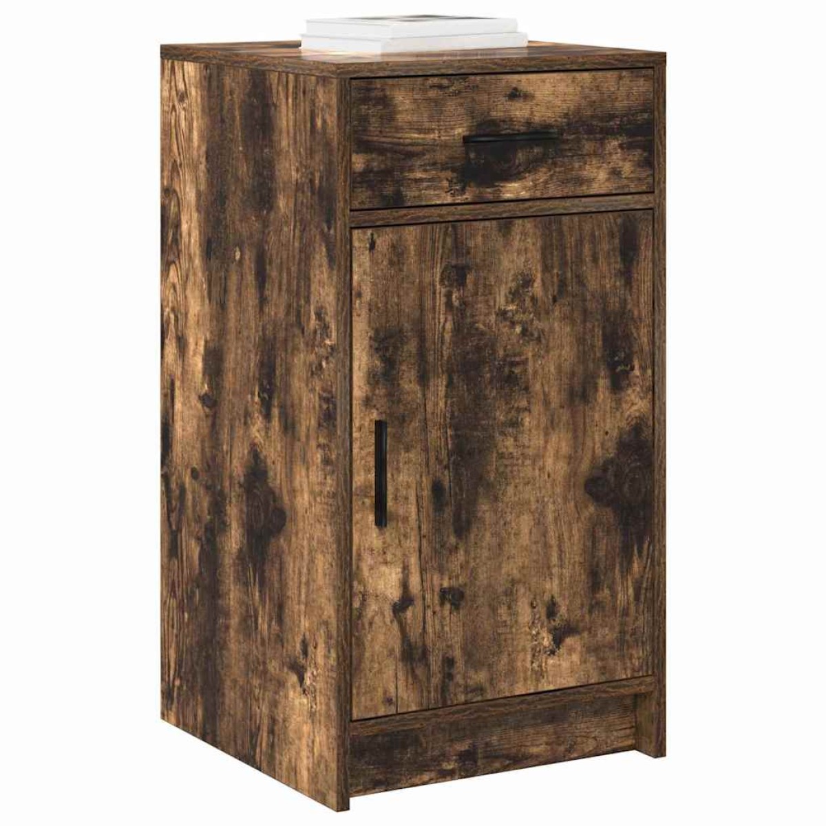 vidaXL Πλαϊνό γραφείο Καπνιστό Δρύς 40 x 40.5 x 75 εκ