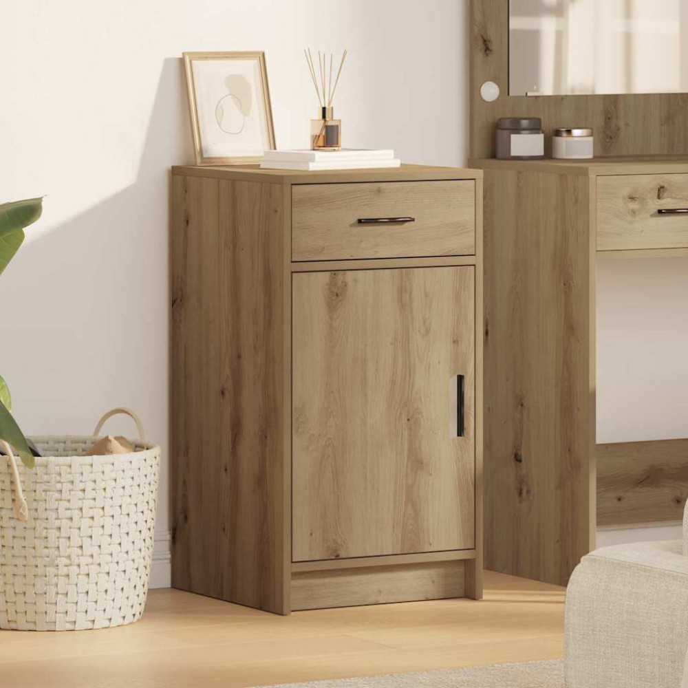 vidaXL Πλαϊνό γραφείο Artisan Oak 40 x 40.5 x 75 εκ Επεξεργασμένο Ξύλο
