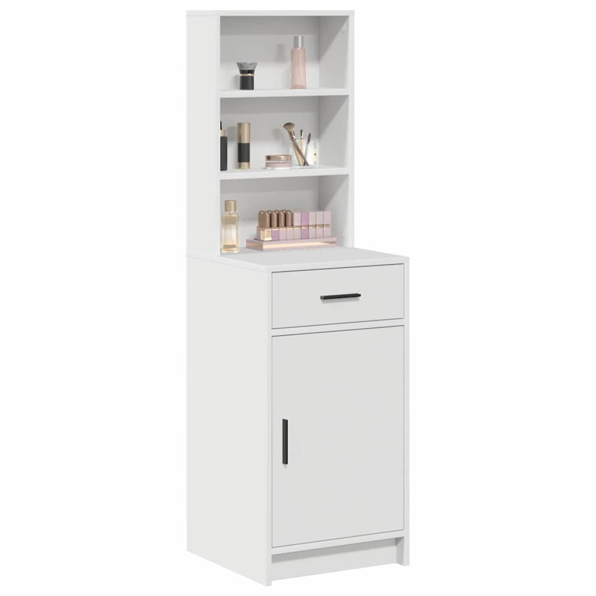 vidaXL Highboard Λευκό 41 x 40 x 135 εκ Επεξεργασμένο Ξύλο