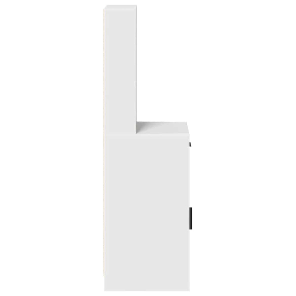 vidaXL Highboard Λευκό 41 x 40 x 135 εκ Επεξεργασμένο Ξύλο
