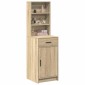 vidaXL Highboard Δρύς Sonoma 41 x 40 x 135 εκ Επεξεργασμένο Ξύλο